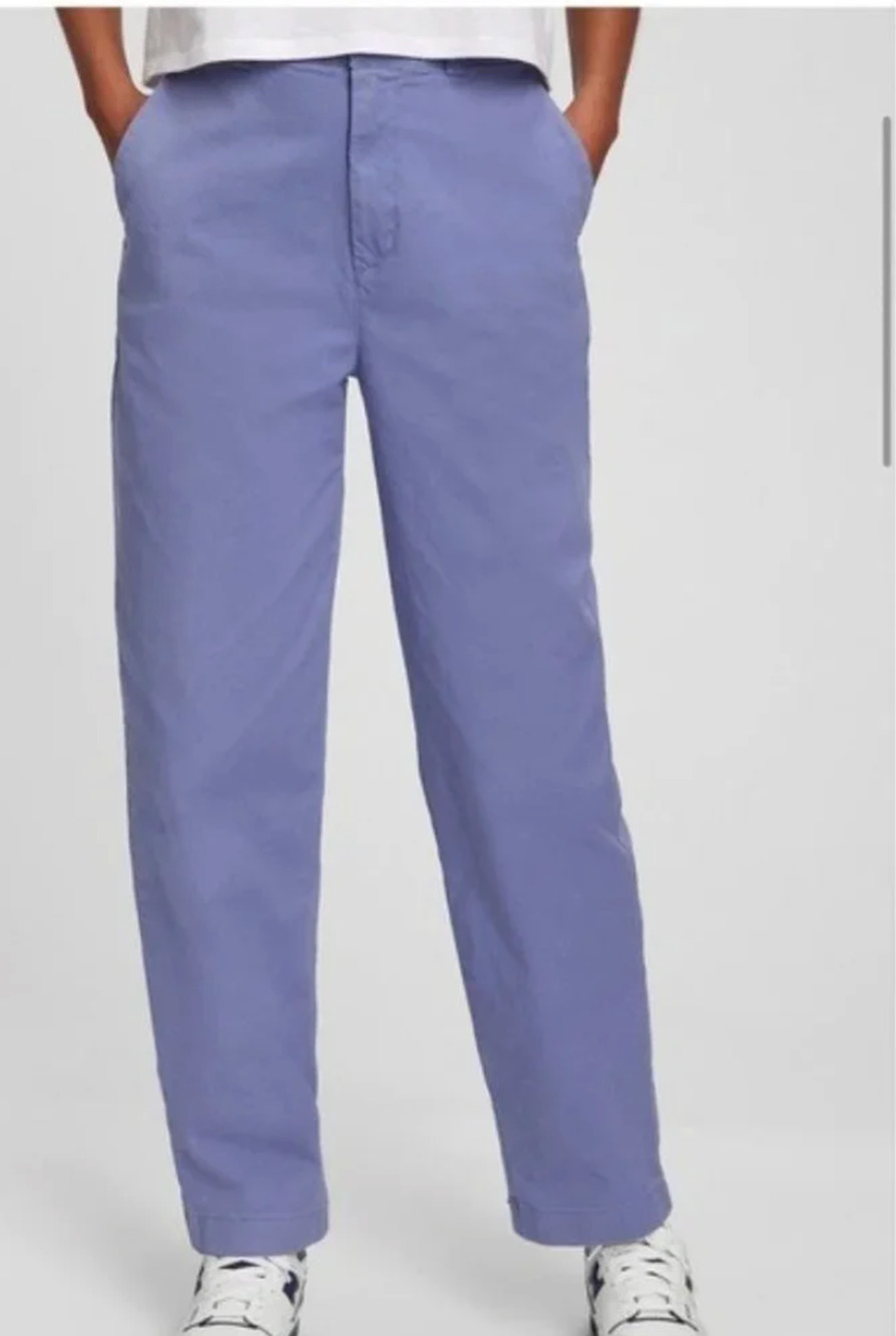 Gap Straight Up Khaki Womens Size 8 Tall Periwinkle Blue NWT NEW